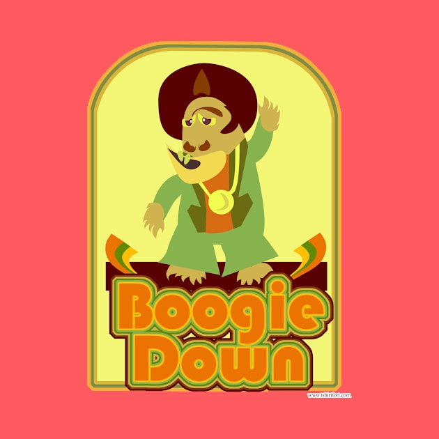 Boogie Down Disco Monster by Tshirtfort