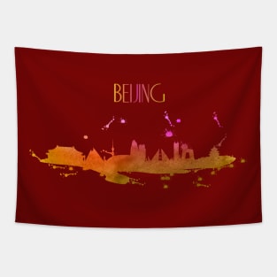 Beijing Skyline Tapestry