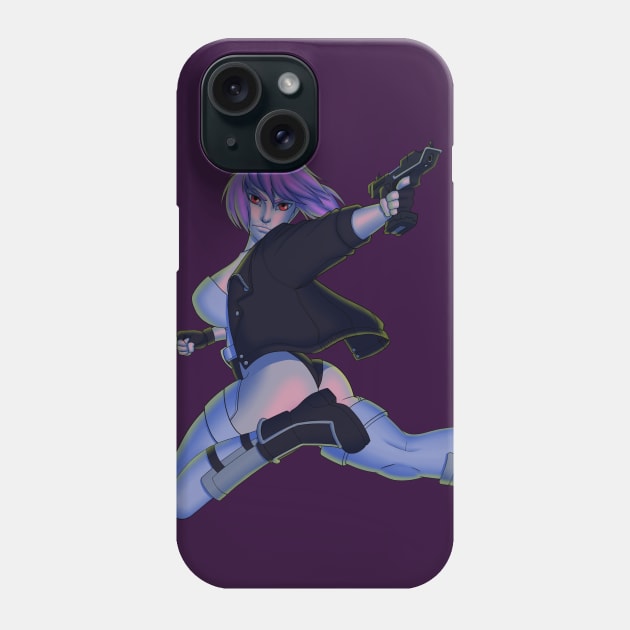 Looking back Phone Case by n0b0d1