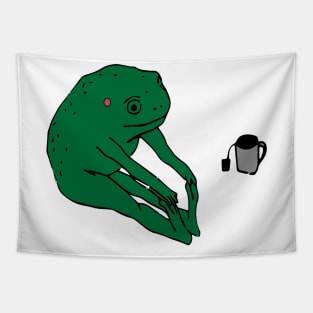 self care frog Tapestry