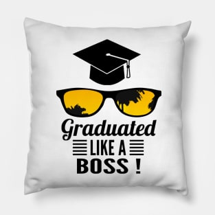 Graduated Like a Boss Pillow