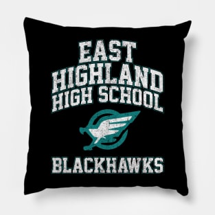 East Highland High School Blackhawks Pillow