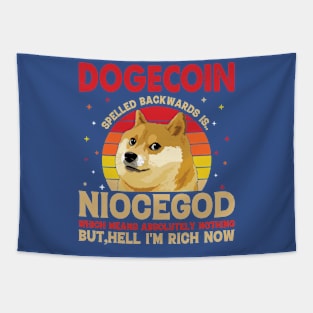 Dogecoin Millionaire Tapestry