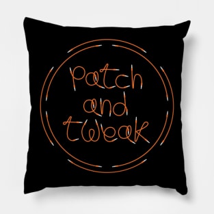 Patch and Tweak Modular Synth Cables Pillow