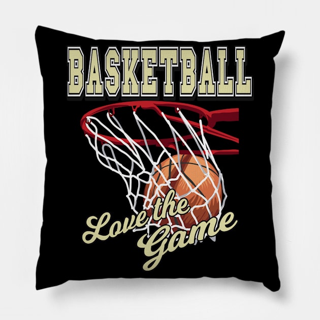 Basketball Lover Gifts Pillow by Foxxy Merch