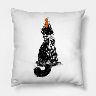 Orange Cat Pillow