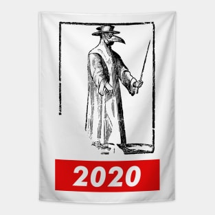 2020 Plague Doctor Tapestry