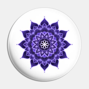 3rd Eye Chakra Mandala (series) Pin