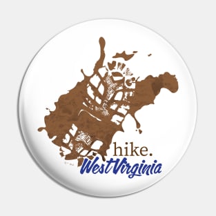 Hike West Virginia - Boot Print Pin