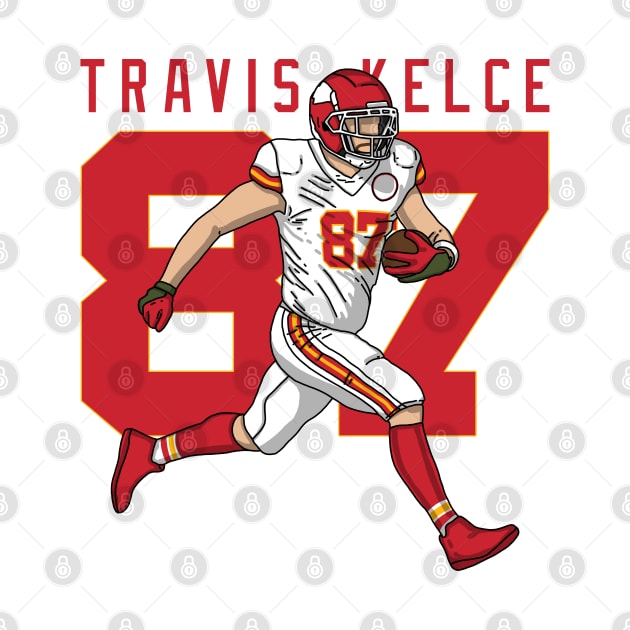 Travis Kelce Comic Style by mia_me