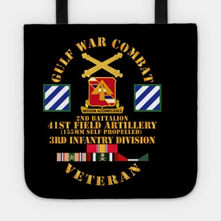 Gulf War Combat Vet w 2nd Bn 41st Arty - 3rd ID wo Map Tote