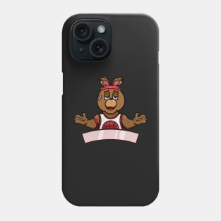 Basketball Bear Cartoon Phone Case