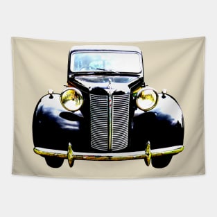 Austin Ten 1940s British classic car high contrast Tapestry