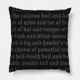 Double Double Toil and Trouble Pillow