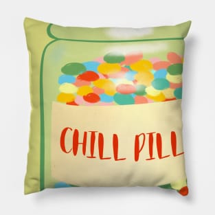 Bottle of chill pills Pillow