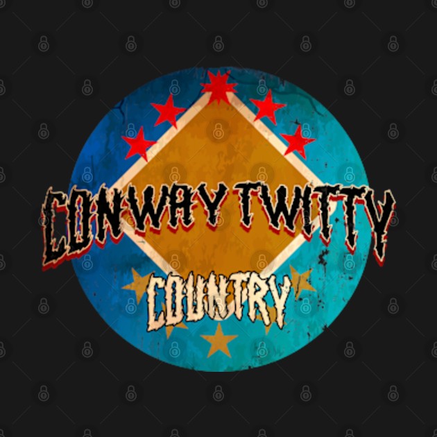 Conway Twitty - Art Drawing by Kokogemedia Apparelshop