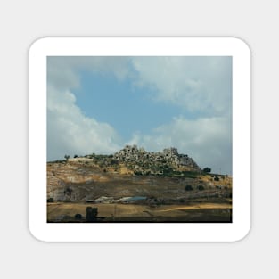 Castle Ruins. Central Sicily. 2011 Magnet