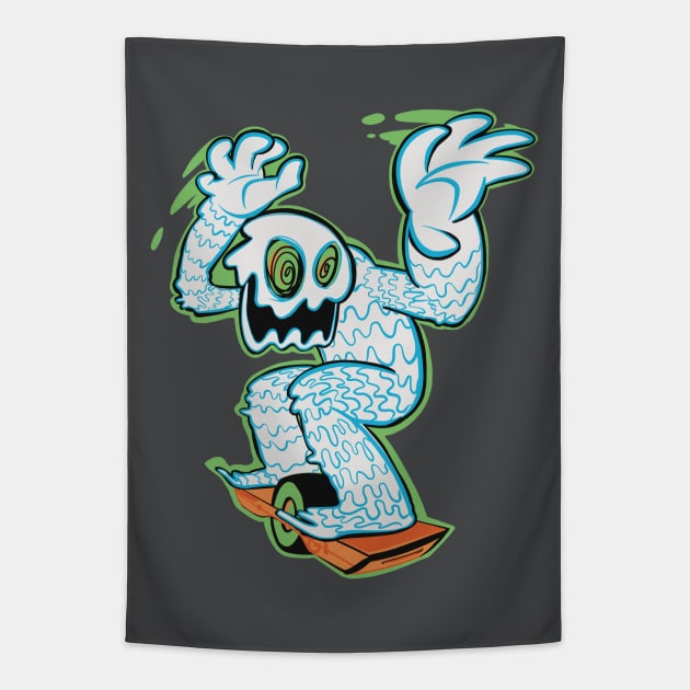 Ghosting Trouble - lite Tapestry by MonocleDrop