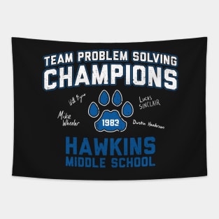 1983 Hawkins Middle School Team Problem Solving Champions Tapestry