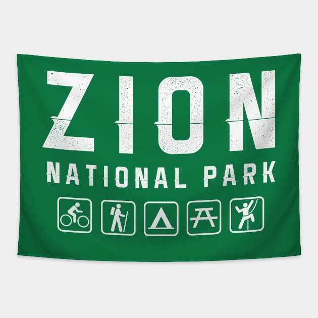 Zion National Park, Utah Tapestry by npmaps