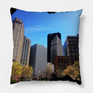 Photo Pittsburgh Pennsylvania USA city tall building sky Pillow