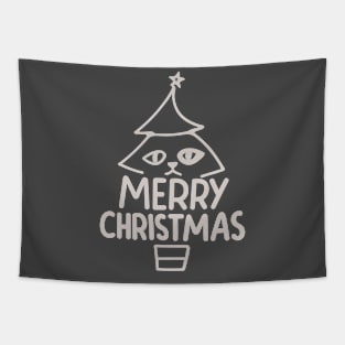 Merry Christmas Funny Cartoon Tapestry