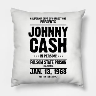 Johnny Cash part I 1968 Pillow