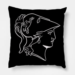 Athena - Greek Goddess of Strategy and Wisdom Pillow