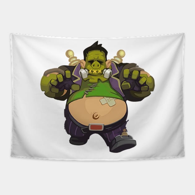 Roadhog Trick or Treat Tapestry by Genessis