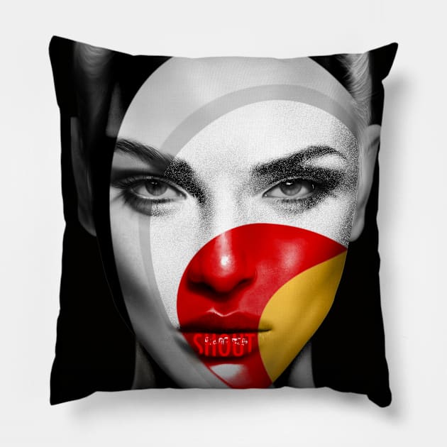 OUT LOUD Pillow by giuliorossi