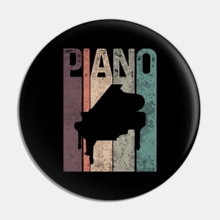 Retro Piano Pianist piano lovers Pin