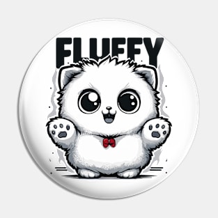 Meet Fluffy Kitten Pin