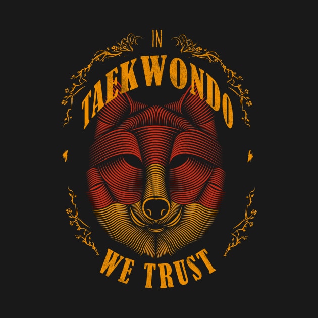 In Taekwondo we trust: Taekwondo fighter by OutfittersAve