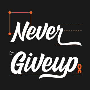 Never Giveup - Breast Cancer | Ni Art T-Shirt