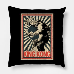 Vintage Poster Kingkong 1933 Pillow