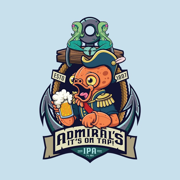 Admiral’s It’s On Tap IPA by ODEN Studios