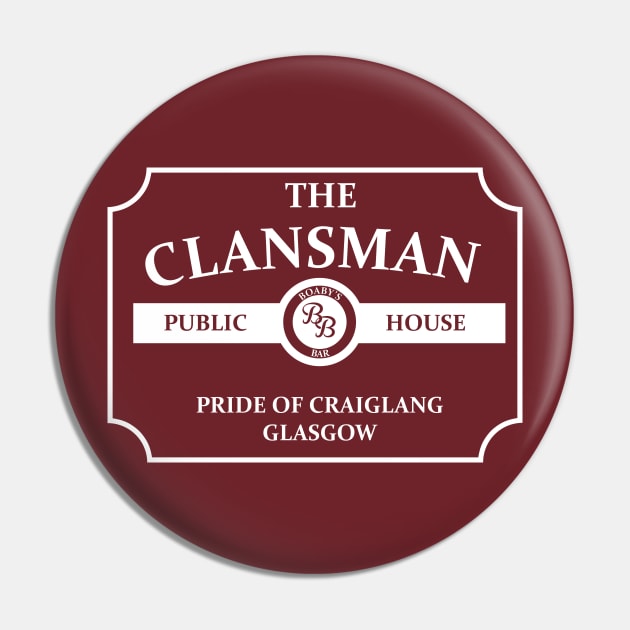 The Clansman Pub Pin by GeordanUK