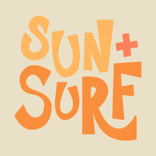 Sun & Surf Hand Lettering T-Shirt