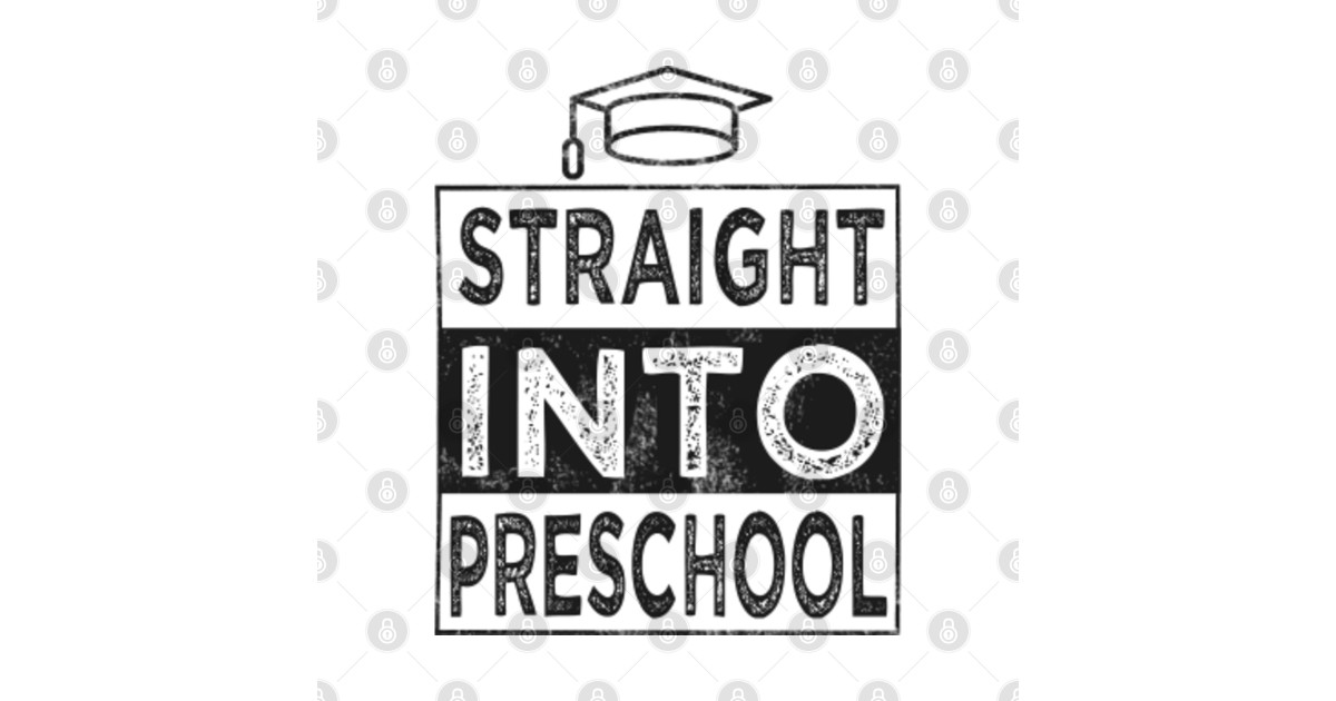 Straight into preschool - Preschool - Kids Long Sleeve T-Shirt | TeePublic