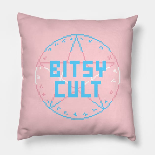 Trans Bitsy Cult Pillow by le_onionboi