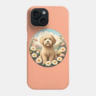 Cream Doodle In A Field Of Flowers Phone Case