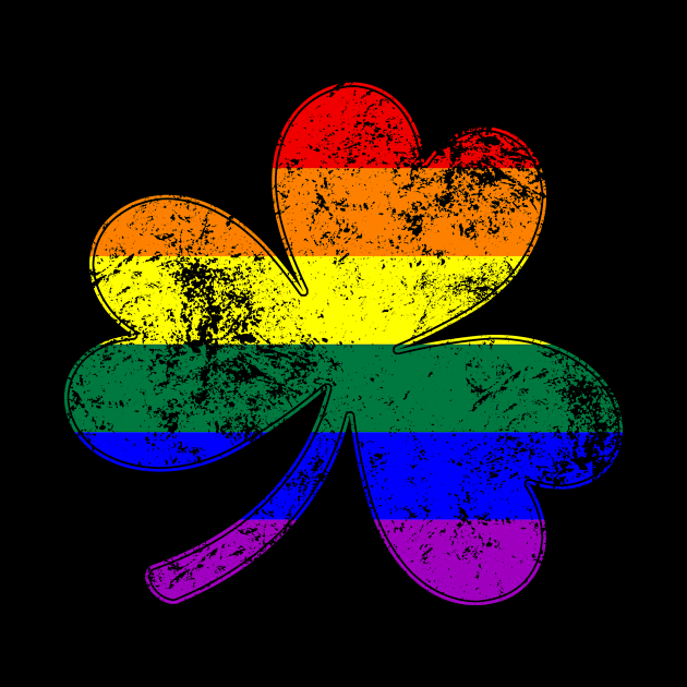 LGBTQ Shamrock Pride Flag by wheedesign