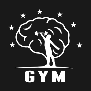 Gym in My Brain - Best Fitness Gifts - Funny Gym T-Shirt