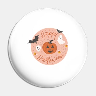 Pumpkin Party on Pink Pin