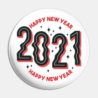 Happy New Year Pin