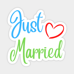 Just Married Magnet