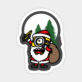 Christmas Santa Minions Magnet