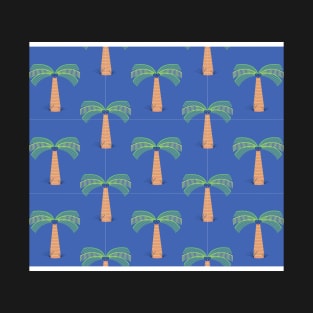 Pattern palmtrees T-Shirt