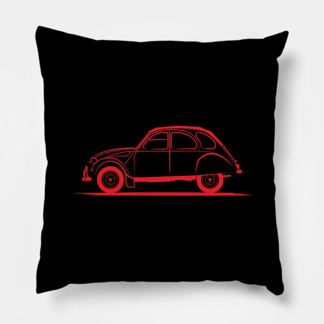 Citroen 2CV Deux Chevaux Pillow by PauHanaDesign