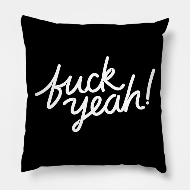 Oh yeah! v.1 Pillow by framboisettte